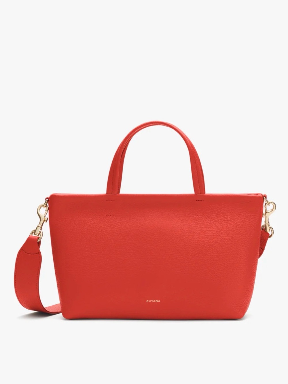 NEW Cuyana Mini Easy Zipper Tote (color: Chili)